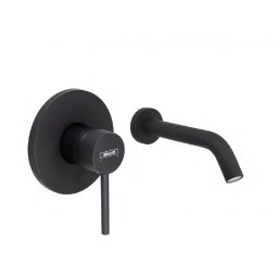 Ugradna baterija za lavabo MINOTTI TUBO DARK ELEGANCE sa izlivom 210mm