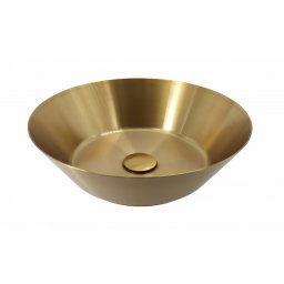 Metalni lavabo COPEN nadgradni 400x125mm brušeni mesing