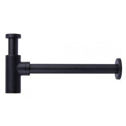 Sifon za lavabo COPEN 5/4 okrugli LUX mat crni