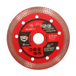 SG Tools Dijamantska ploča za rezanje granitne keramike, 115 mm ( SG-D115/1.4 )