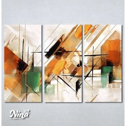 Slike na platnu Apstrakcija geometrijski oblici Nina592_3