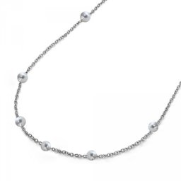 Ženski oliver weber pearling lančić sa belim swarovski perlama ( 12161 )