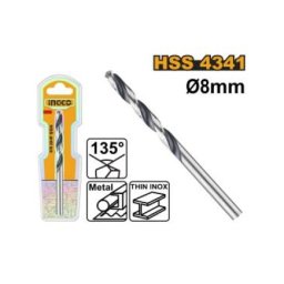 Ingco dbt1200804 hss burgija za metal 8mm ( DBT1200804 )