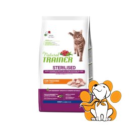 Natural Trainer Sterilised Cat With Turkey 10kg, Hrana Sa Ćurećim Belim Mesom