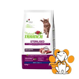 Natural Trainer Sterilised Cat With Duck 1.5kg, Hrana Za Mačke Sa Pačetinom