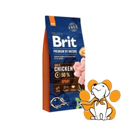 Brit Premium by Nature Sport 15kg, Optimalna Ishrana za Visoko Aktivne Pse