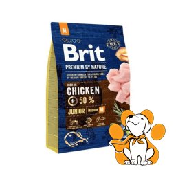 Brit Premium by Nature Junior M 3kg, Nutritivna Hrana za Razvoj Mladih Pasa