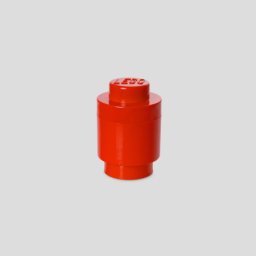 Lego kutija za odlaganje, okrugla (1): Crvena ( 40301730 )