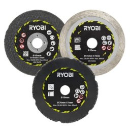 Ryobi Set diskova za sečenje različitih materijala za RCT18C-0 (3 kom) ( RAKCOT03 )