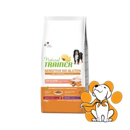 Natural Trainer Sensitive No Gluten Medium&Maxi Salmon 12kg, Losos