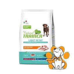 Natural Trainer Medium&Maxi Adult Light In Fat Turkey 12kg, Hrana Za Odrasle Pse