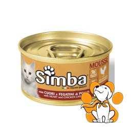 Simba Cat Mousse With Heart And Chicken Livers 85g, Pileća Srca i Jetra