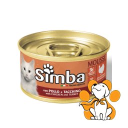 Simba Cat Mousse With Chicken And Turkey 85g, Vlažna Hrana Za Mačke