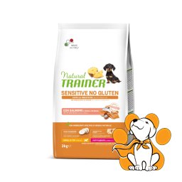 Natural Trainer Sensitive No Gluten Puppy&Junior, Salmon 2kg, Hrana Sa Lososom