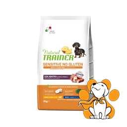 Natural Trainer Sensitive No Gluten Small&Toy Adult, Duck 2kg, Pačetina