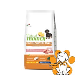 Natural Trainer Sensitive No Gluten Small&Toy Adult, Pork 7kg, Hrana Bez Glutena