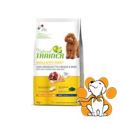Natural Trainer Dog Small&Toy Adult, Dry-Cured Ham 7kg, Sirova Šunka i Pirinač