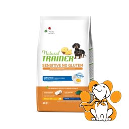 Natural Trainer Sensitive No Gluten Small&Toy Adult, Egg 2kg, Granule Za Pse