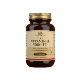 Solgar Dry Vitamin A 5000 IJ, 100 tableta
