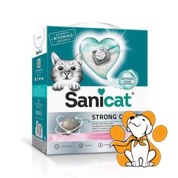 Sanicat Strong Clumps, Bentonit 6 l, Posip Za Mačke Grudvajući Na Bazi Bentonita