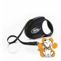 Flexi Collection Tape S 3m, Crni Povodac Za Pse