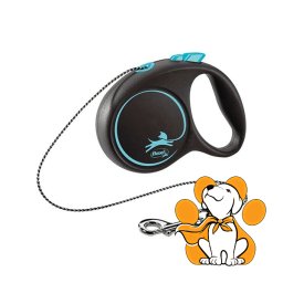 Flexi Black Design Cord XS, 3m, Povodac Za Pse U Plavoj Boji