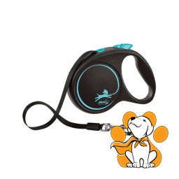 Flexi Black Design Tape M, 5m, Povodac Za Pse, Plavi