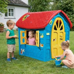 Dohany Velika Plava Kućica za decu 111x120x113cm ( 502788 )