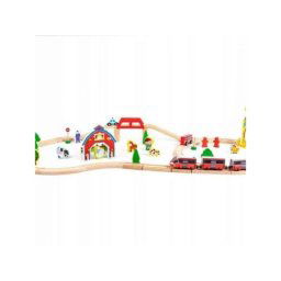 Eco Toys drveni voz set na baterije ( HM180995 )