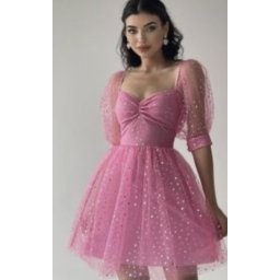 Haljina za osamnesti rodjendan roze