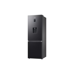 SAMSUNG frižider RB34C652EB1, kombinovani, NoFrost, E, dispenzer, 341L(227+114), 185,3x59,5x65,8cm, crna