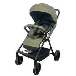 NouNou Kolica za bebe sa kofer sklapanjem sa navlakom Z2 Dark Green