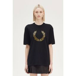 FRED PERRY ZENSKA MAJICA LAUREL BLK