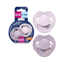 Lovi prime silicone dynamic varalica 6-18m (2kom) - lilac/violet 34/422 ( 34/422 )