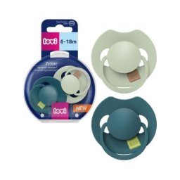 Lovi prime silicone dynamic varalica 6-18m (2kom) - pistacio/green 34/414 ( 34/414 )