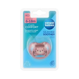 Canpol babies silikonska varalica 6-18m cute animals pink 34/925_pin ( 34/925_pin )
