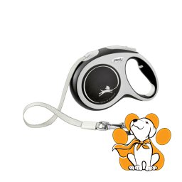 Flexi Comfort Tape L 8m, Povodac Za Pse Dužine 5 Metara U Crnoj Boji