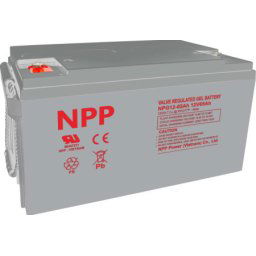 NPP NPG12V-65Ah, GEL BATTERY, C20=65AH, T14, 350*168*179*179, 18,3KG, Light grey