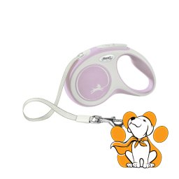 Flexi Comfort Tape S 5m, Roze Povodac Za Pse Sa Trakom