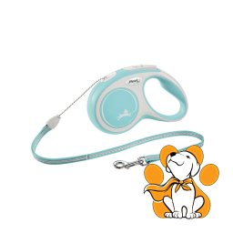 Flexi Comfort Cord S 8m, Povodac Za Pse U Svetloplavoj Boji Sa Hromiranom Kukom