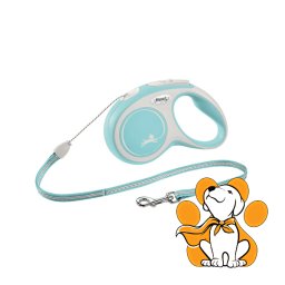 Flexi Comfort Cord S 5m, Svetloplavi Povodac Prilagođen Psima Do Maksimum 12kg
