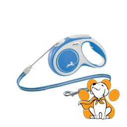 Flexi Comfort Cord M, 8m, Povodac Za Pse Prilagođen Težini Psa Do 20kg, Plavi
