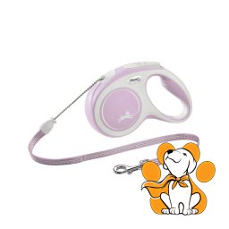 Flexi Comfort Cord M, 5m, Povodac Za Pse Do 20kg Težine, Roze