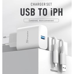 Punjac za iPhone KONFULON C87, 3A, 15W, sa iPhone lightning kablom