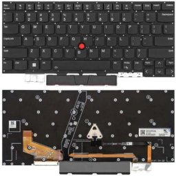 Tastatura za laptop Lenovo ThinkPad X1 Carbon 9th Gen 9 2021 X1C 2021 mali enter, backlight, pointer ( 111388 )