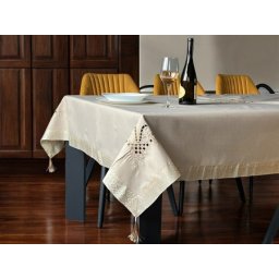 Stolnjak Krown 160x220cm Zlatna boja ( VLK000143-zlatnaboja )