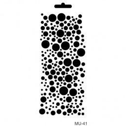 Stencil mix media MU41 series 10*25
