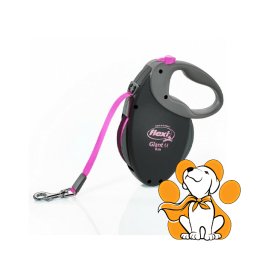 Flexi Giant M Tape 8m, Povodac Sa Trakom Za Pse Do 25kg, Crno-Roze