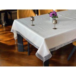 Stolnjak Milje 160x220cm Sivo/bela boja ( VLK000264-sivobelaboja )