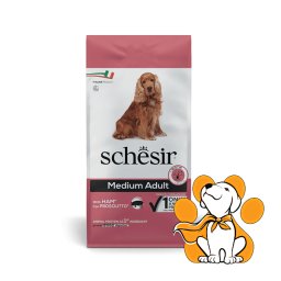 Schesir Dog Medium, Hum 12kg, Hrana Za Pse Na Bazi Šunke